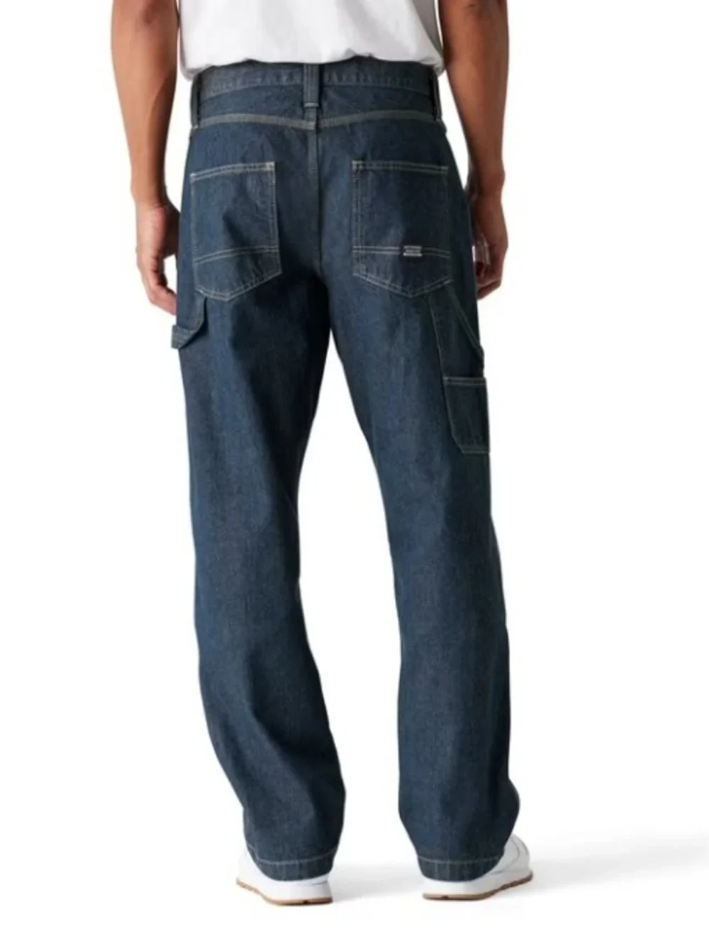 Levi Strauss Signature Workwear Mens Carpenter Jeans Blue Size 40 X 32